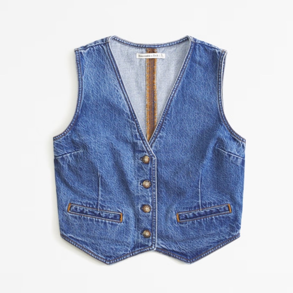 Abercrombie Mara Denim Vest